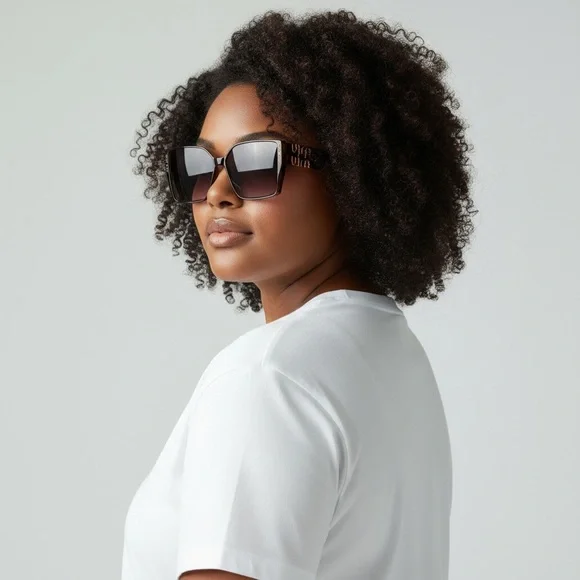 MIU MIU Women’s Polarized Sunglasses | Tortoise Brown | Grey Purple Lens | New - Picture 12 of 16